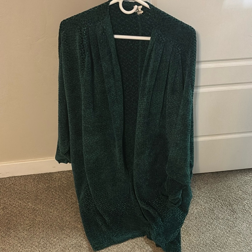 Emerald Green Cardigan - L